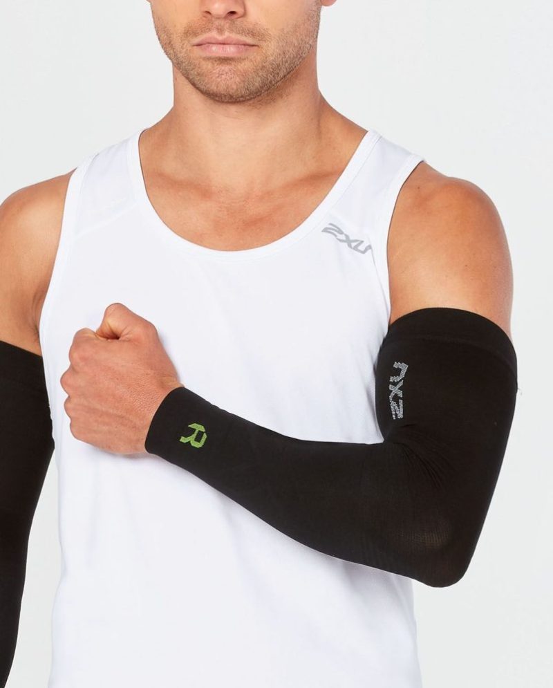 2xu malaysia recovery flex arm sleeves black nero one arm